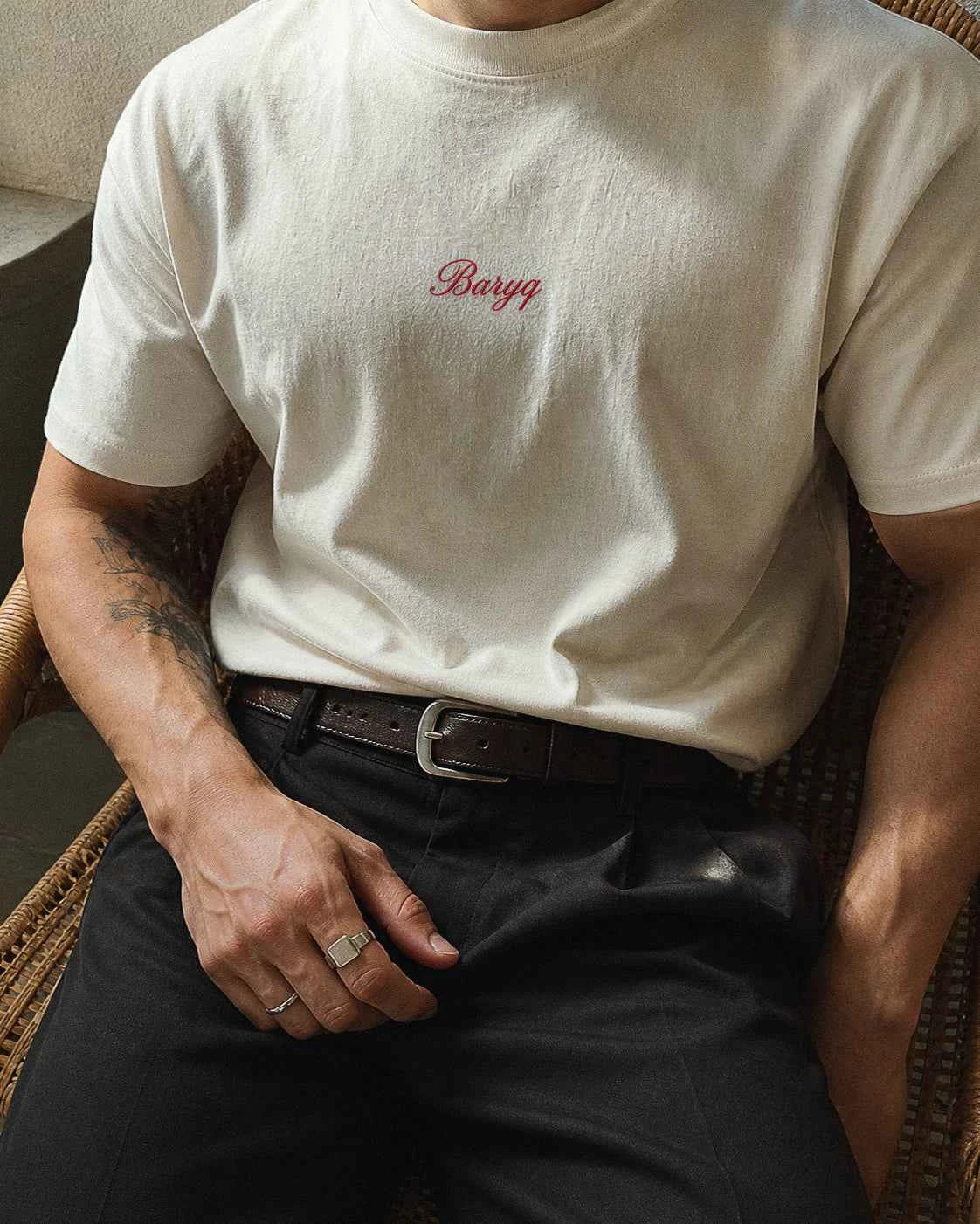 Baryq Cursive™ Embroidered Unisex TSHIRT
